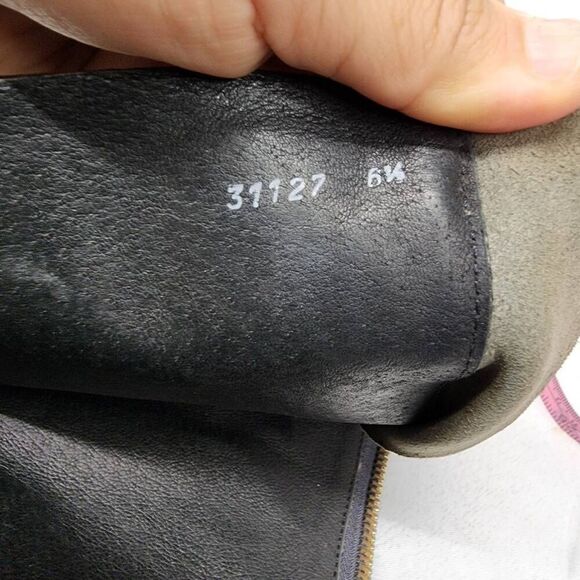 J. Crew Womens 6.5 Black Leathr Side Zipper Double Buckle Riding Boots - Picture 12 of 14